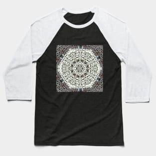 Barcelona Sagrada Familia Mandala Baseball T-Shirt